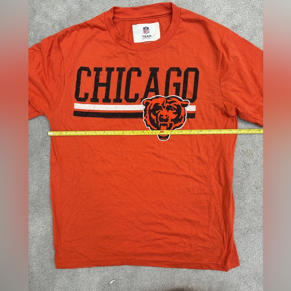 Team Apparel Orange Chicago Bears Tee